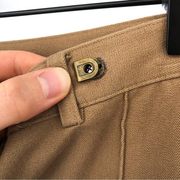 VTG RALPH LAUREN Trouser Straight Pant Tan 10 - Picture 6 of 11